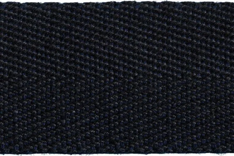 Artek Aalto armchair 406, birch - black/blue webbing