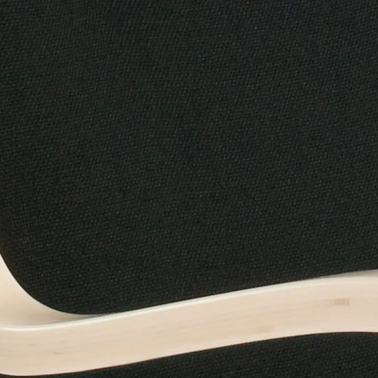 Artek Aalto armchair 402, birch - black Hallingdal 190