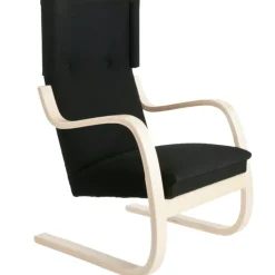 Artek Aalto armchair 401, black Hallingdal 190