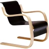 Artek Aalto armchair 42 "Small Paimio", black