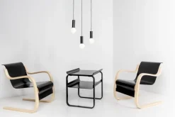 Artek Aalto armchair 42 "Small Paimio", black