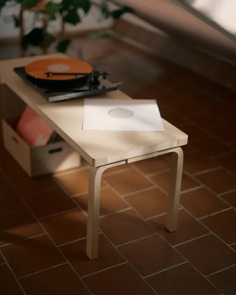 Artek Aalto bench 153A, solid seat, birch