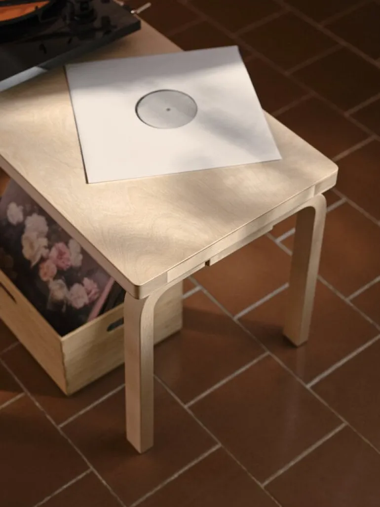 Artek Aalto bench 153B, solid seat, birch