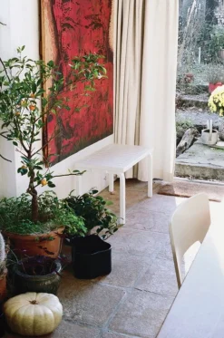 Artek Aalto bench 153B, white