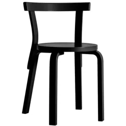 Artek Aalto chair 68, all black
