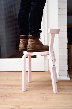 Artek Aalto chair 68, all black