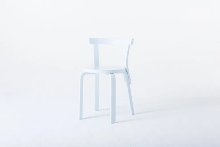 Artek Aalto chair 68, all white