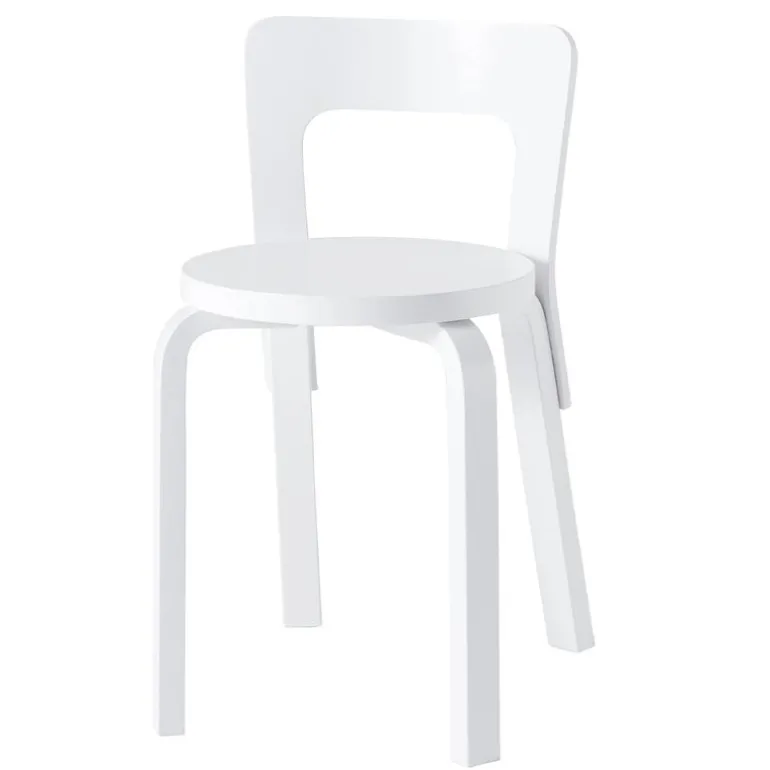 Artek Aalto chair 65, all white