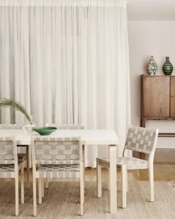 Artek Aalto chair 611, birch - natural/black webbing