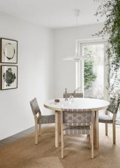 Artek Aalto chair 611, birch - natural/black webbing