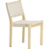 Artek Aalto chair 611, birch - natural/white webbing