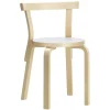 Artek Aalto chair 68, birch - white laminate