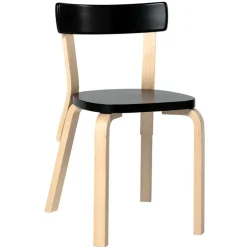 Artek Aalto chair 69, black