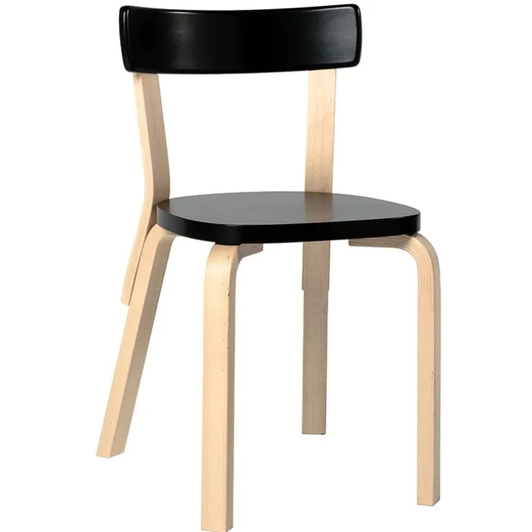 Artek Aalto chair 69, black