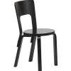 Artek Aalto chair 66, lacquered black