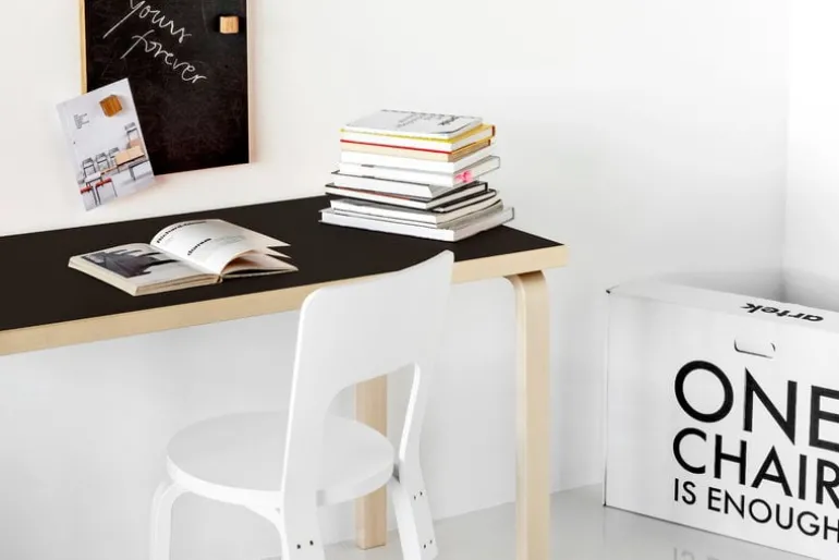 Artek Aalto chair 66, lacquered white