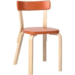Artek Aalto chair 69, orange