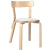 Artek Aalto chair 69, white laminate