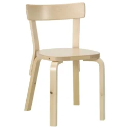 Artek Aalto chair 69, wild birch
