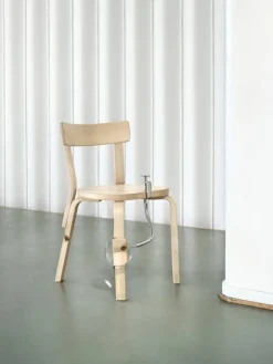 Artek Aalto chair 69, wild birch