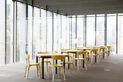 Artek Aalto chair 69, yellow