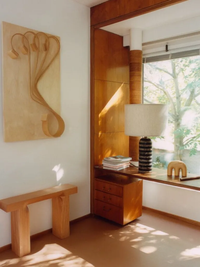 Artek Aalto experimental wood relief, birch