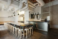 Artek Aalto high chair K65, white laminate