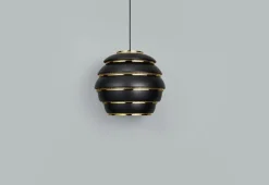 Artek Aalto pendant A331 "Beehive", black - brass