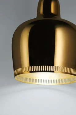 Artek Aalto pendant A330S "Golden Bell Savoy", brass