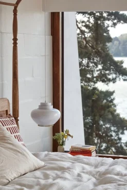 Artek Aalto pendant lamp A333 "Turnip", white - brass