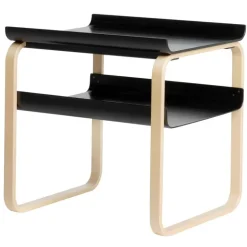 Artek Aalto side table 915, black - birch