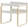 Artek Aalto side table 915, white - birch