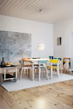Artek Aalto stool 60, orange - birch