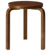 Artek Aalto stool 60, walnut