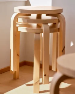 Artek Aalto stool 60, wild birch