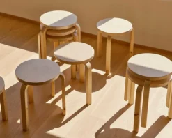 Artek Aalto stool 60, wild birch