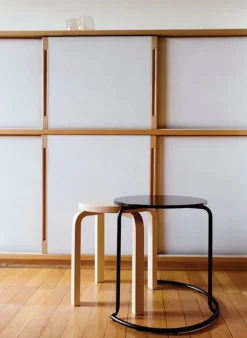 Artek Aalto stool E60, birch