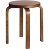Artek Aalto stool E60, walnut