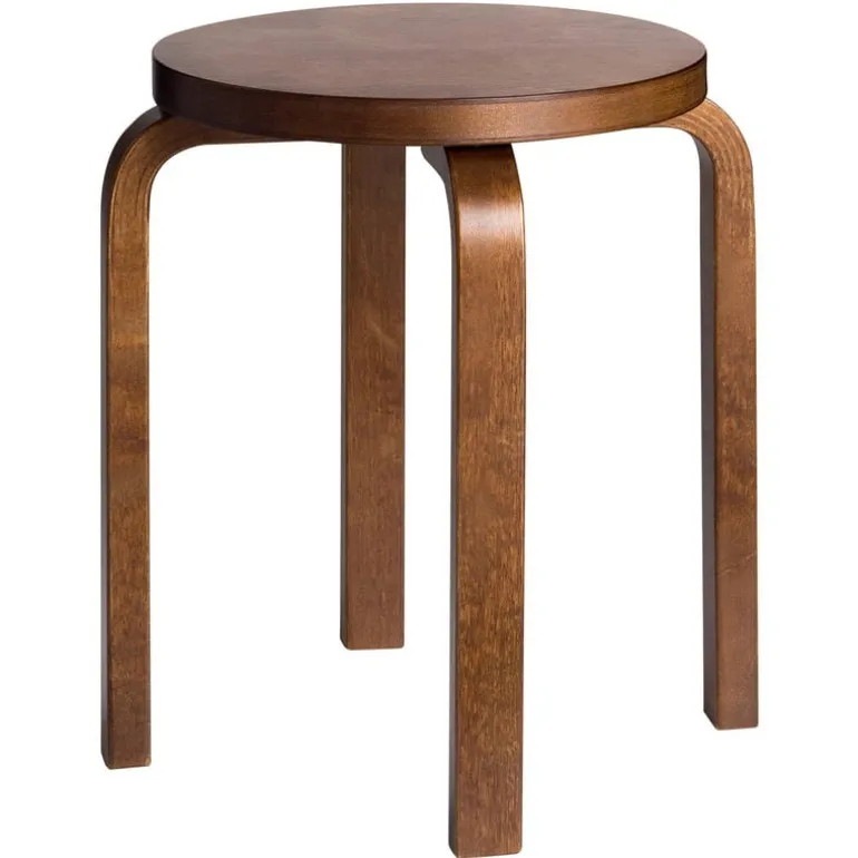 Artek Aalto stool E60, walnut