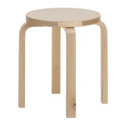 Artek Aalto stool E60, wild birch