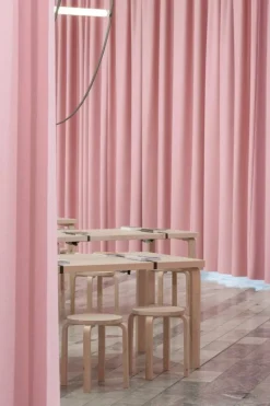 Artek Aalto stool E60, wild birch