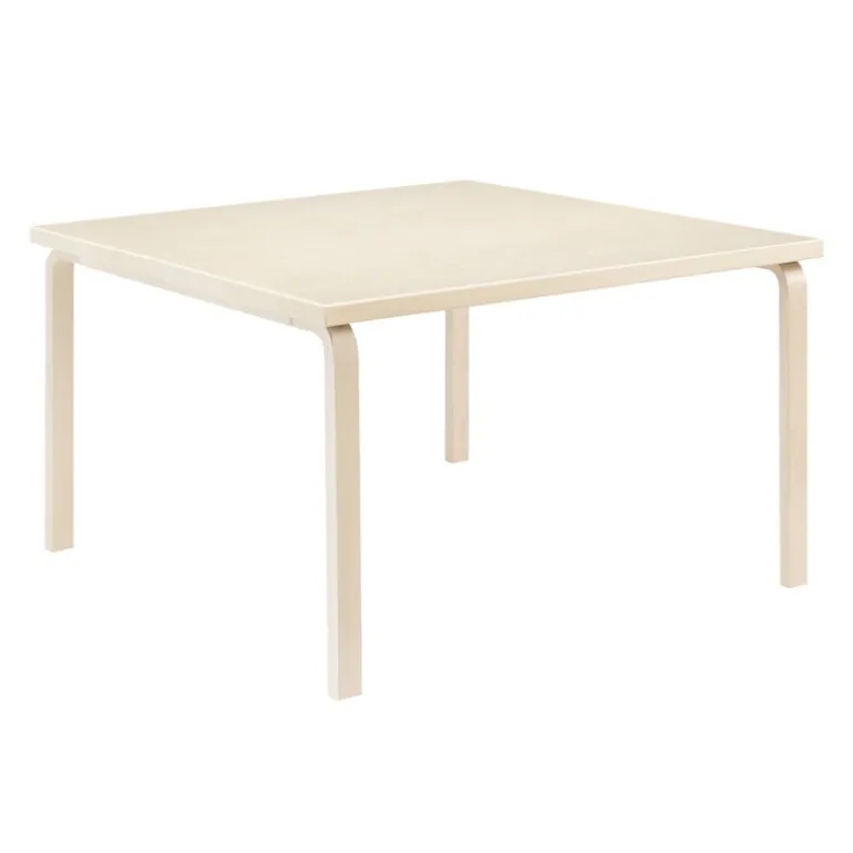 Artek Aalto table 84, 120 x 120 cm, birch