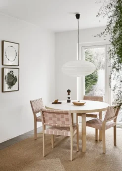 Artek Aalto table 91, birch - white laminate