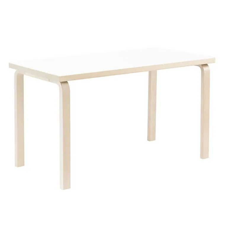 Artek Aalto table 81A, birch - white laminate