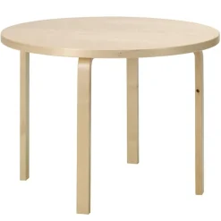 Artek Aalto table 90A, wild birch