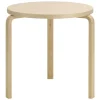 Artek Aalto table 90B, wild birch