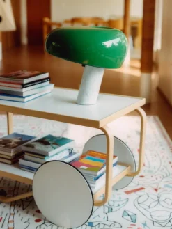 Artek Aalto tea trolley 901, white - birch