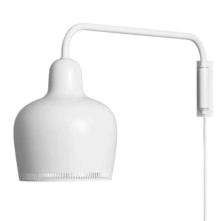 Artek Aalto wall lamp A330S "Golden Bell", white