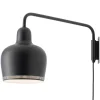 Artek Aalto wall lamp A330S "Golden Bell", black