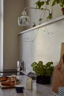 Artek Aalto wall lamp A330S "Golden Bell", chrome